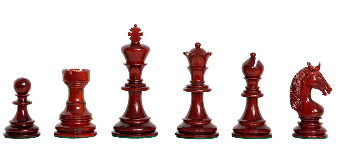 Blood Rosewood and Natural Boxwood