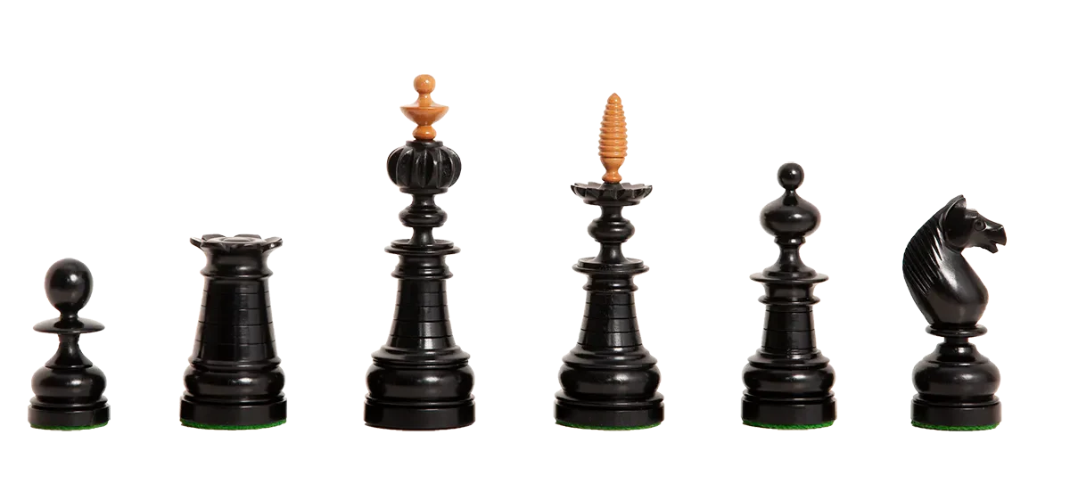Genuine Ebony and Antiqued Boxwood
