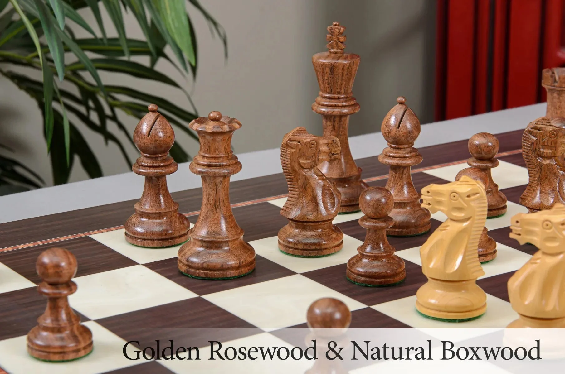 The Ultimate Grandmaster Series Wood Chess Set, Box, & Board Combination - Image 2