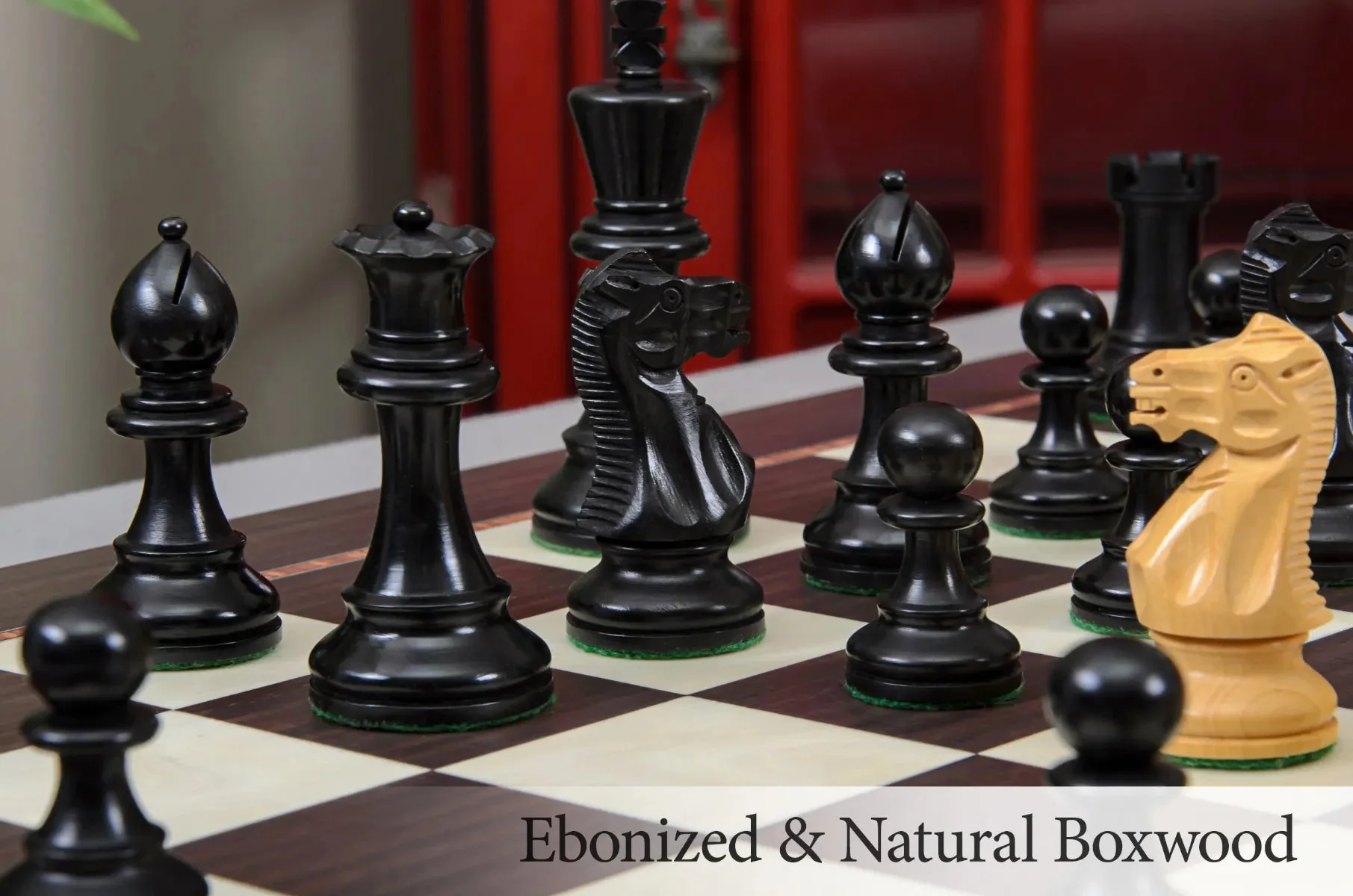 The Ultimate Grandmaster Series Wood Chess Set, Box, & Board Combination - Image 4