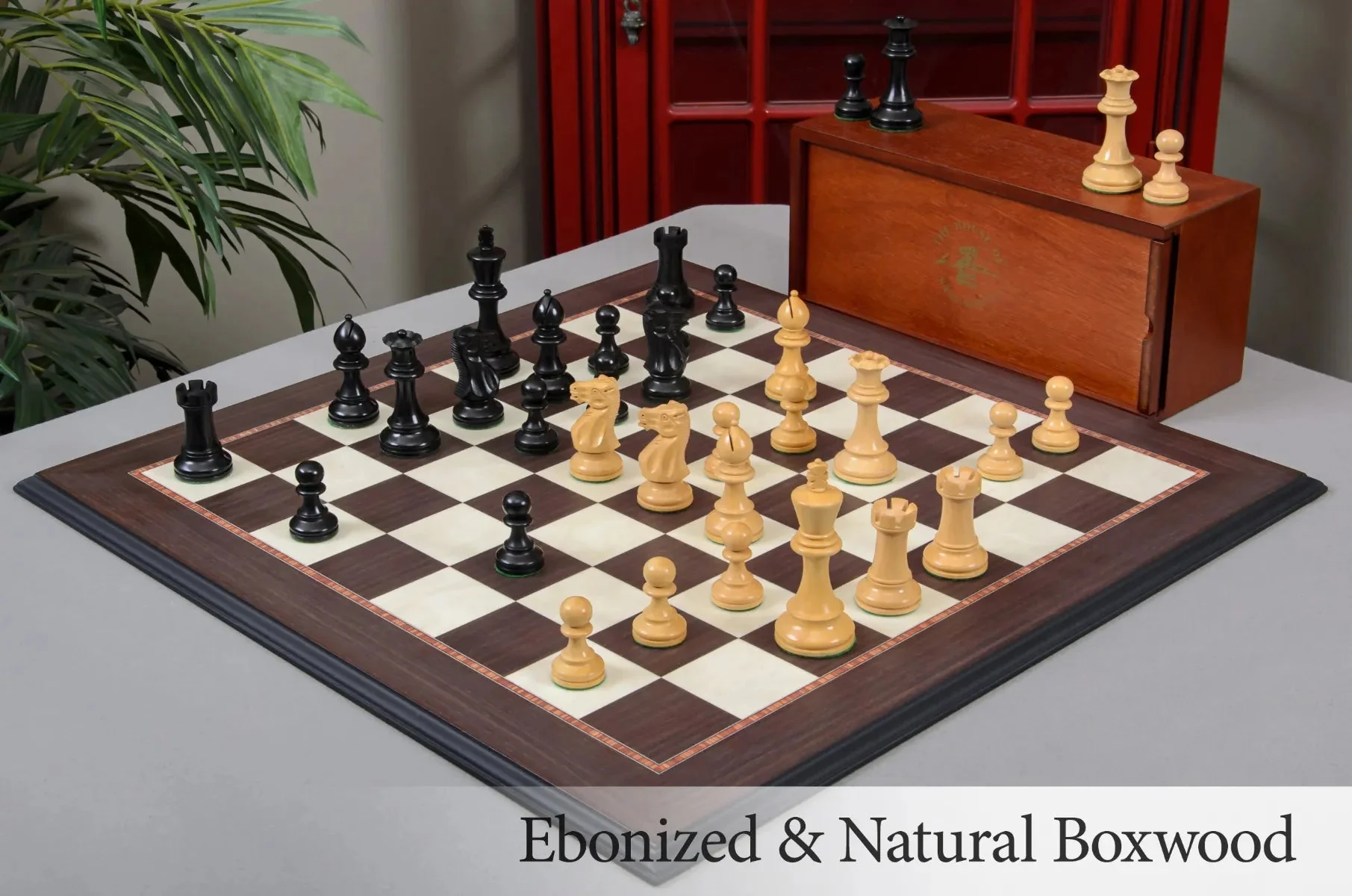 The Ultimate Grandmaster Series Wood Chess Set, Box, & Board Combination - Image 5