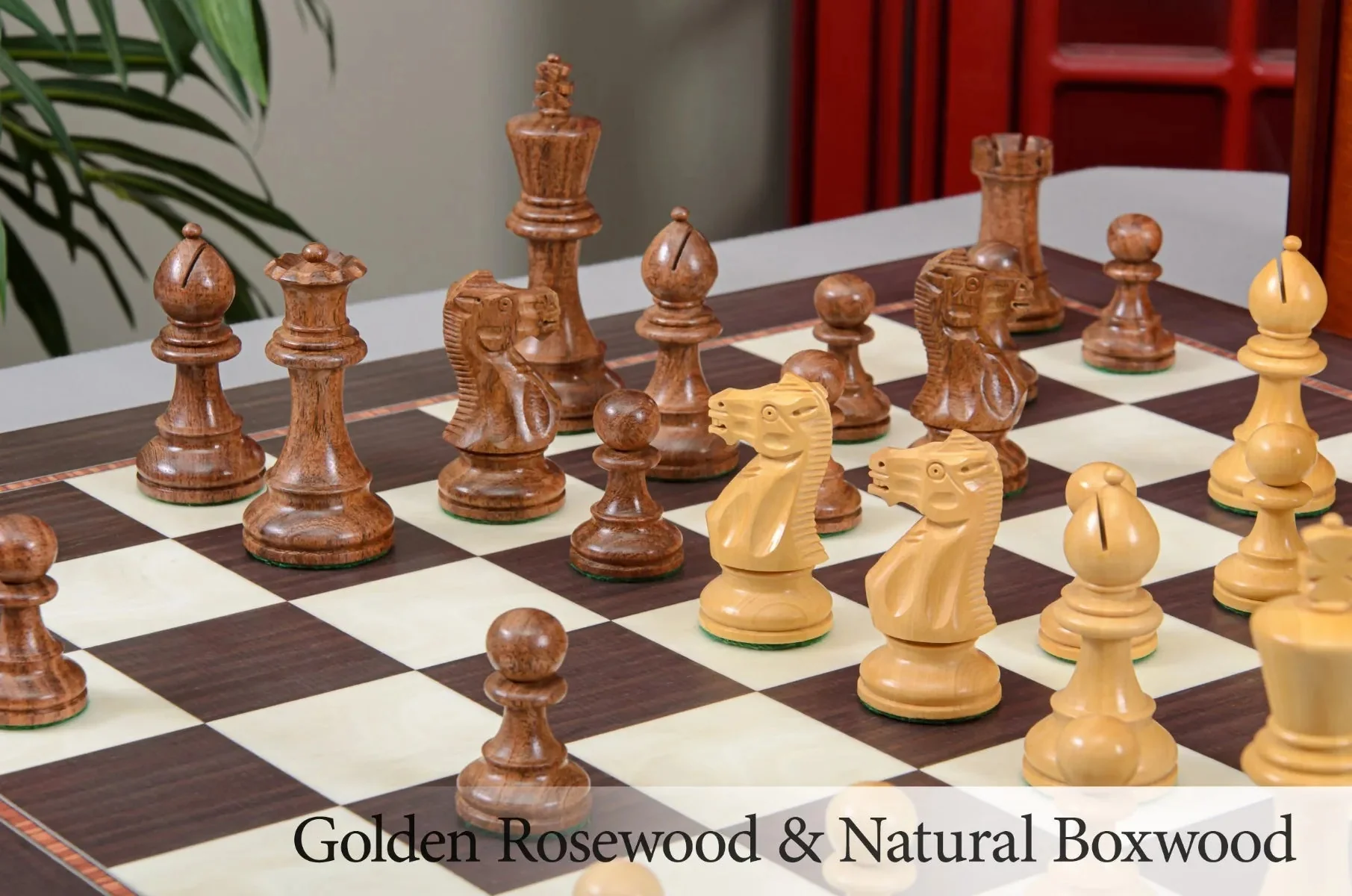 The Ultimate Grandmaster Series Wood Chess Set, Box, & Board Combination - Image 7