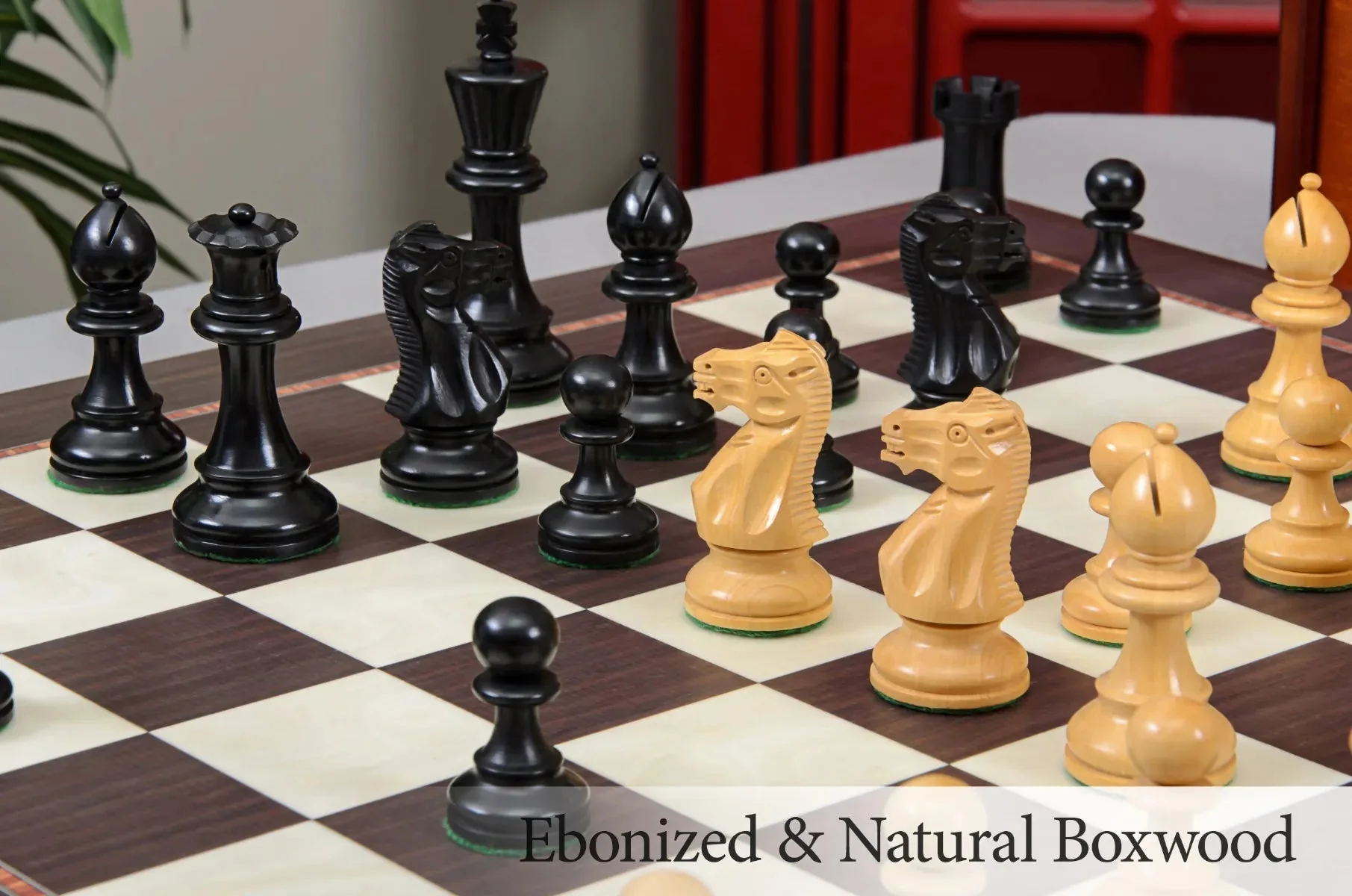 The Ultimate Grandmaster Series Wood Chess Set, Box, & Board Combination - Image 8