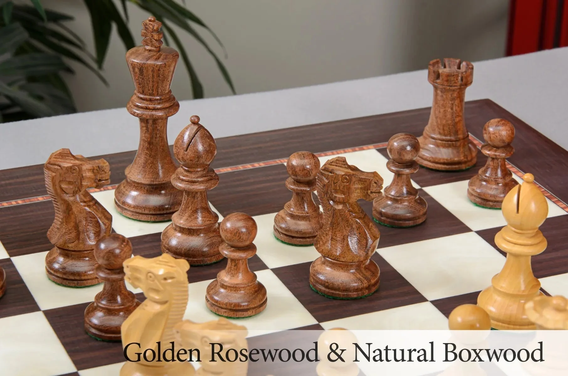 The Ultimate Grandmaster Series Wood Chess Set, Box, & Board Combination - Image 9