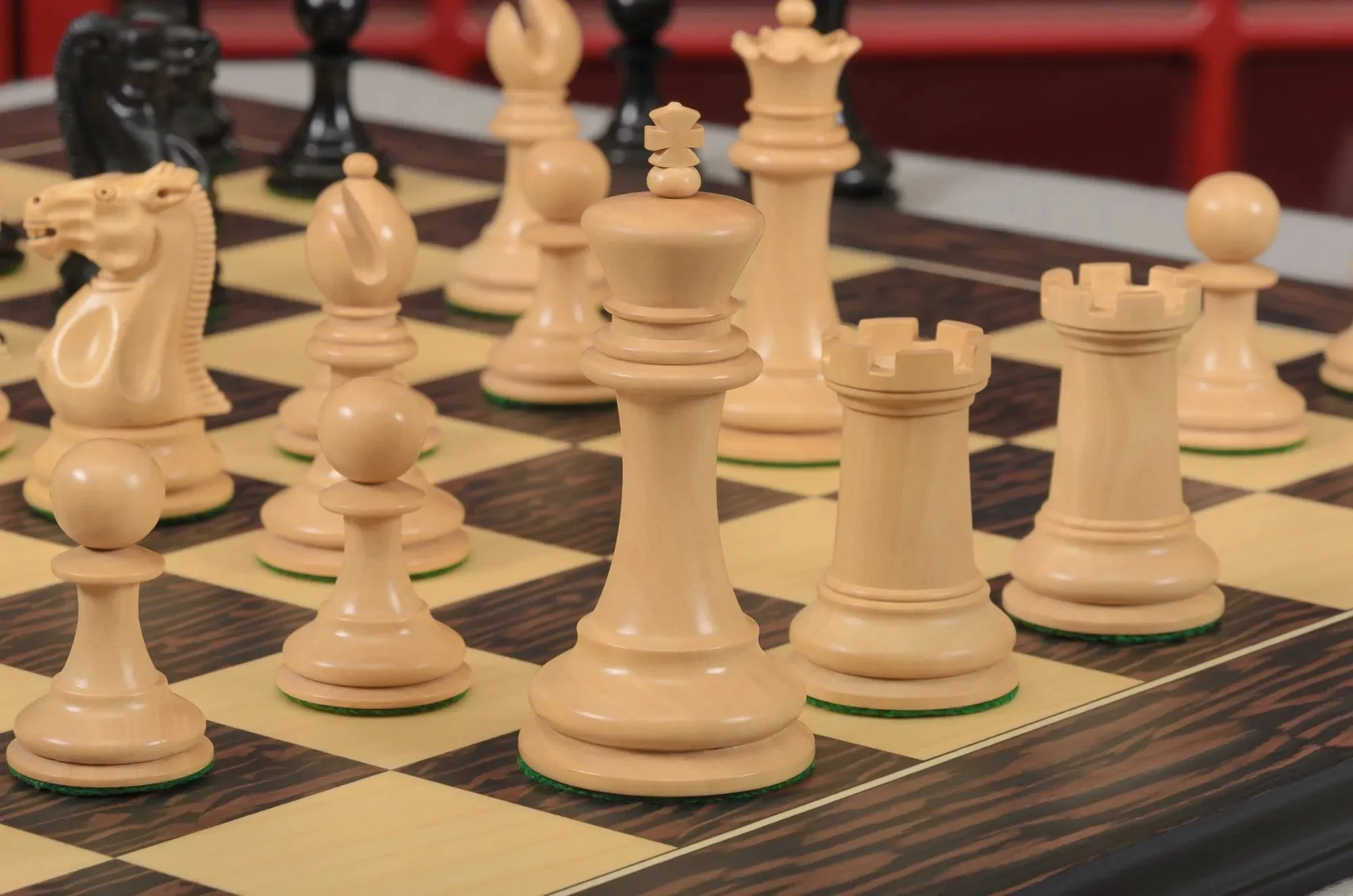 The Zukertort Series Timeless Chess Pieces - 4.0" King - Image 4