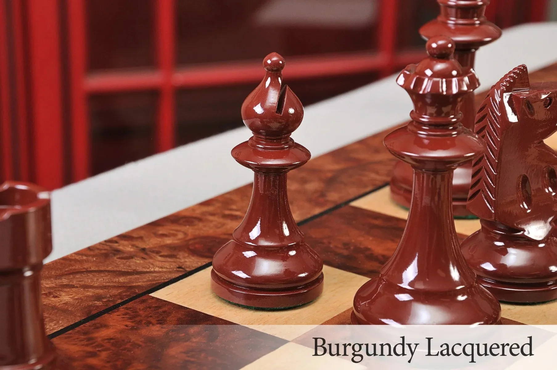 Burgundy And Natural Lacquered - Image 11