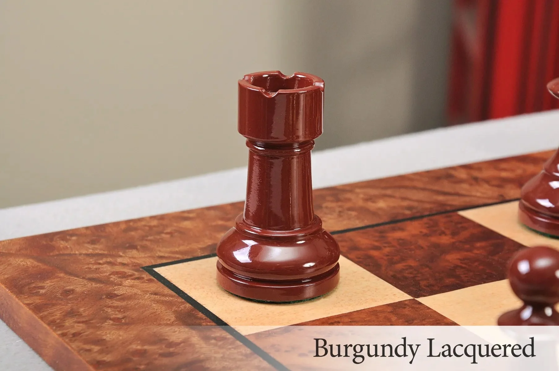 Burgundy And Natural Lacquered - Image 13