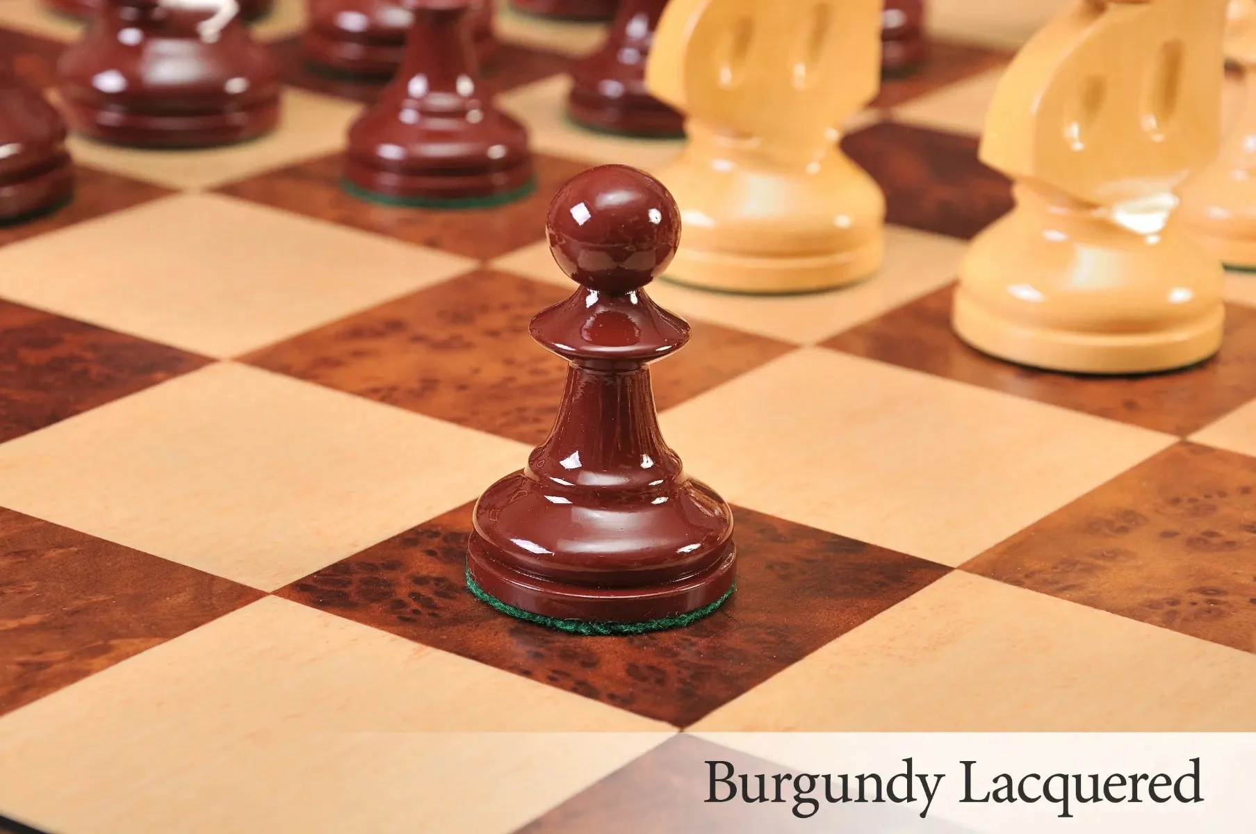 Burgundy And Natural Lacquered - Image 14