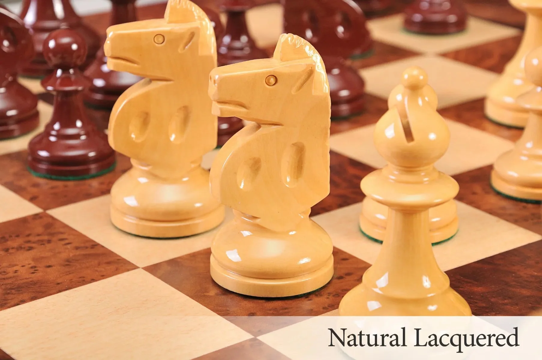 Burgundy And Natural Lacquered - Image 6