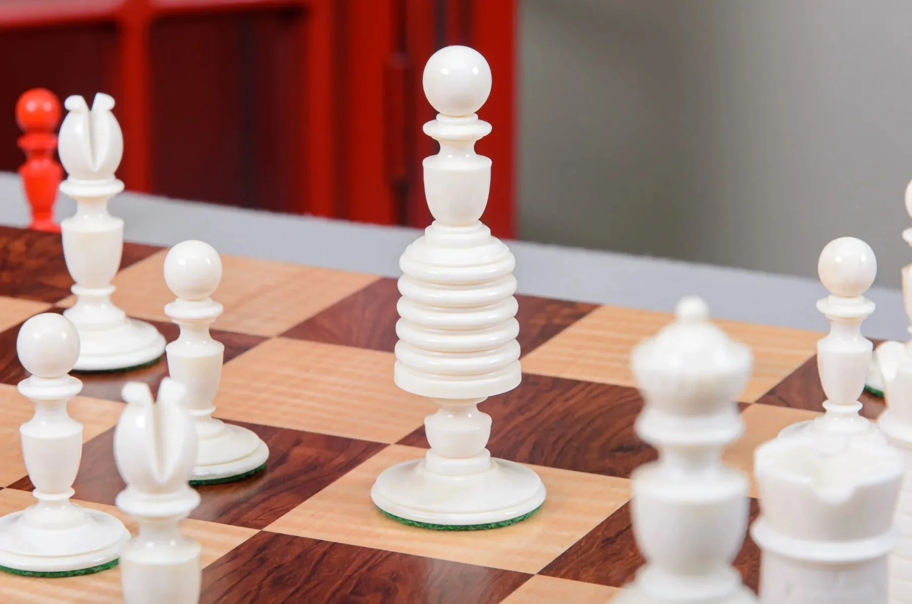 The Washington Luxury Bone Chess Pieces - 4.4" King - Image 6