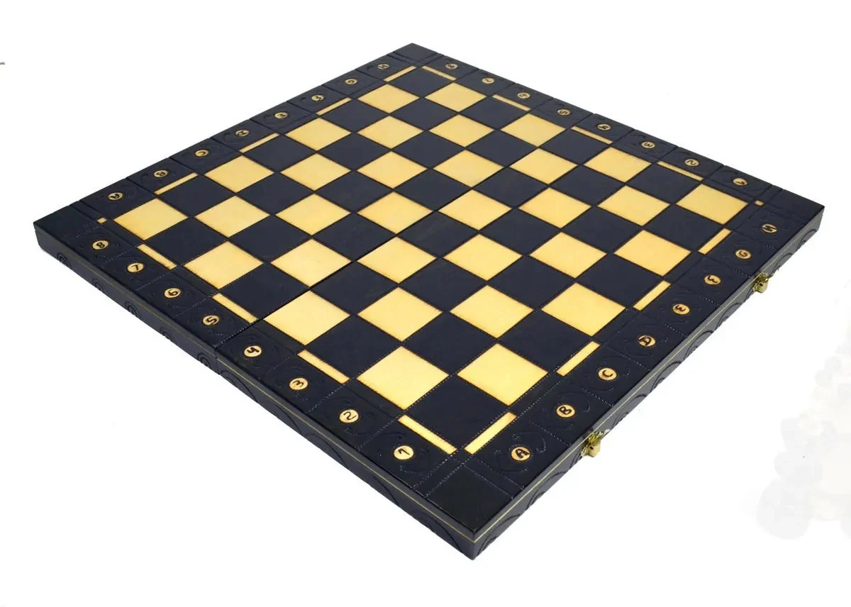 The Wholesale Chess Lublin European Chess Set - Black - Image 3
