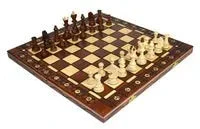 The Wholesale Chess Minsk European Chess Set - Brown - Image 2
