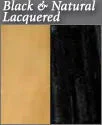 Black and Natural Lacquered - Image 12