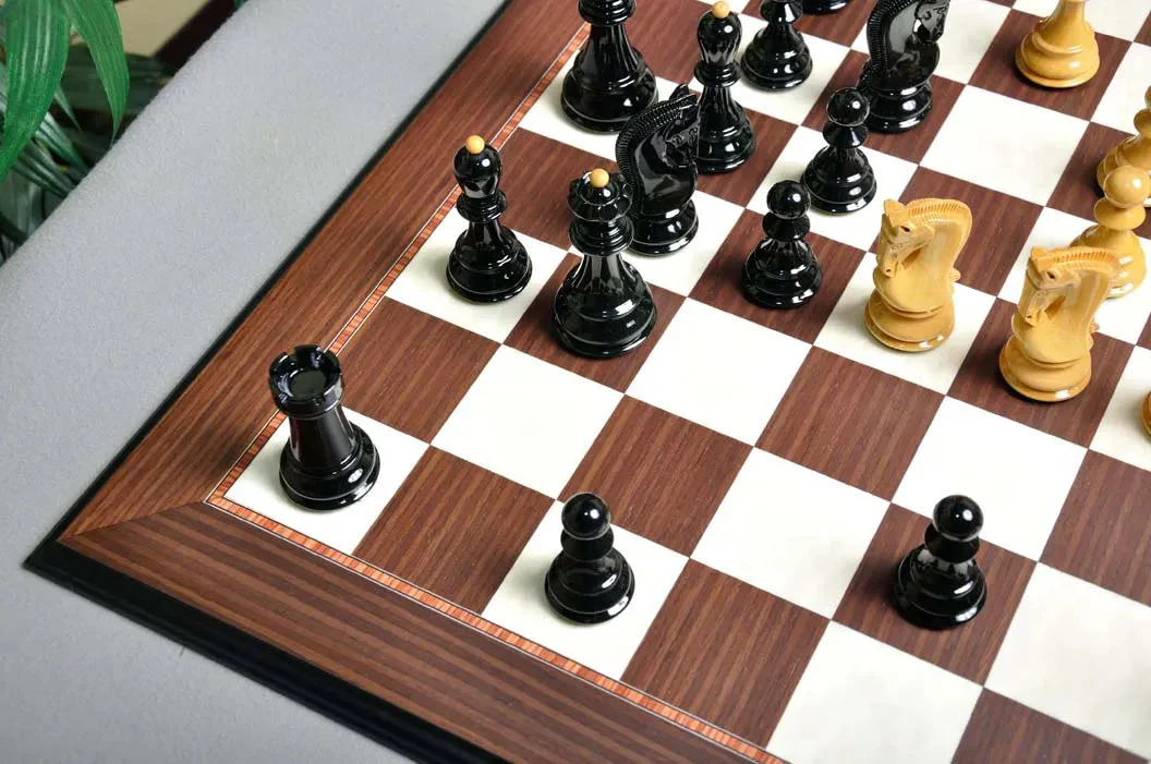 The Zagreb '59 Series Chess Pieces - 3.875" King - LACQUERED - Image 8