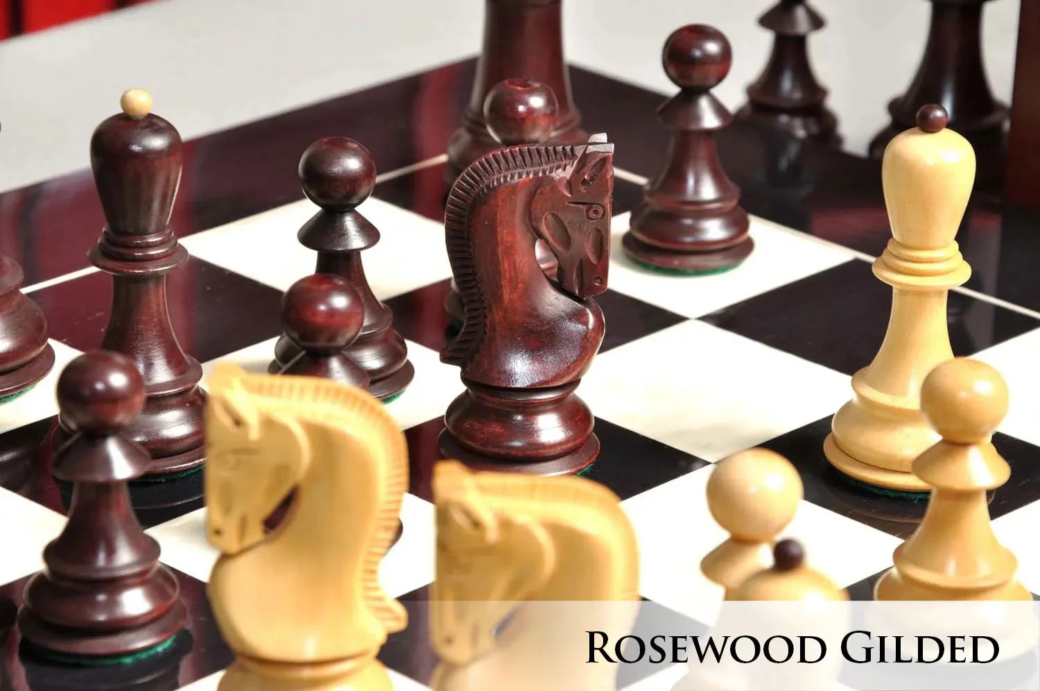 The Gilded Zagreb '59 Series Chess Set, Box, & Board Combination - Image 2