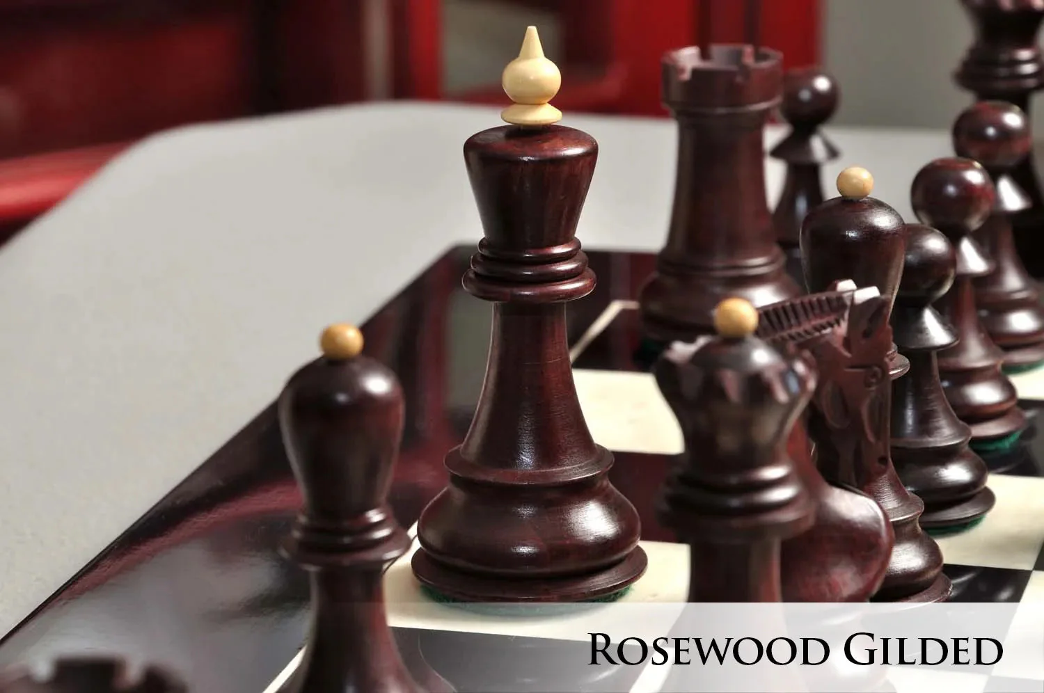 The Gilded Zagreb '59 Series Chess Set, Box, & Board Combination - Image 3