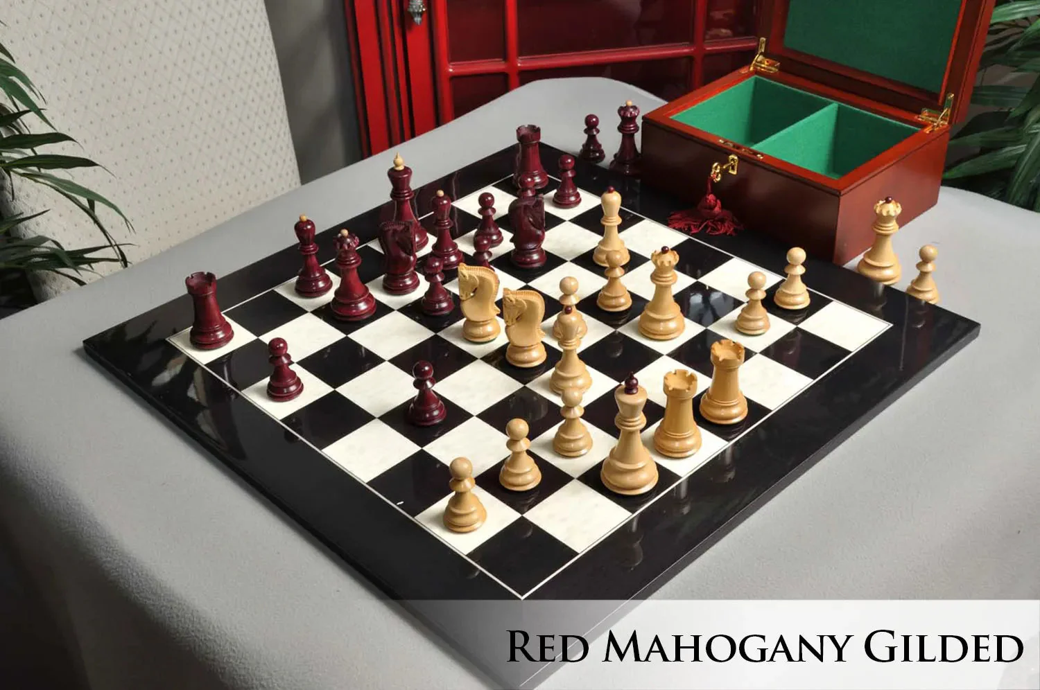 The Gilded Zagreb '59 Series Chess Set, Box, & Board Combination - Image 9
