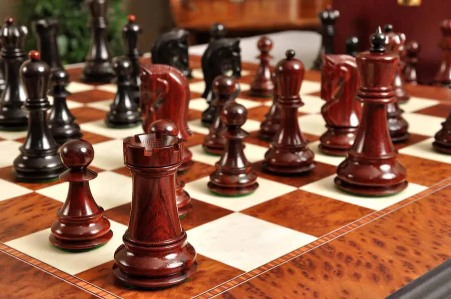 The Zagreb '59 Series Prestige Chess Pieces - 3.875" King - Image 11