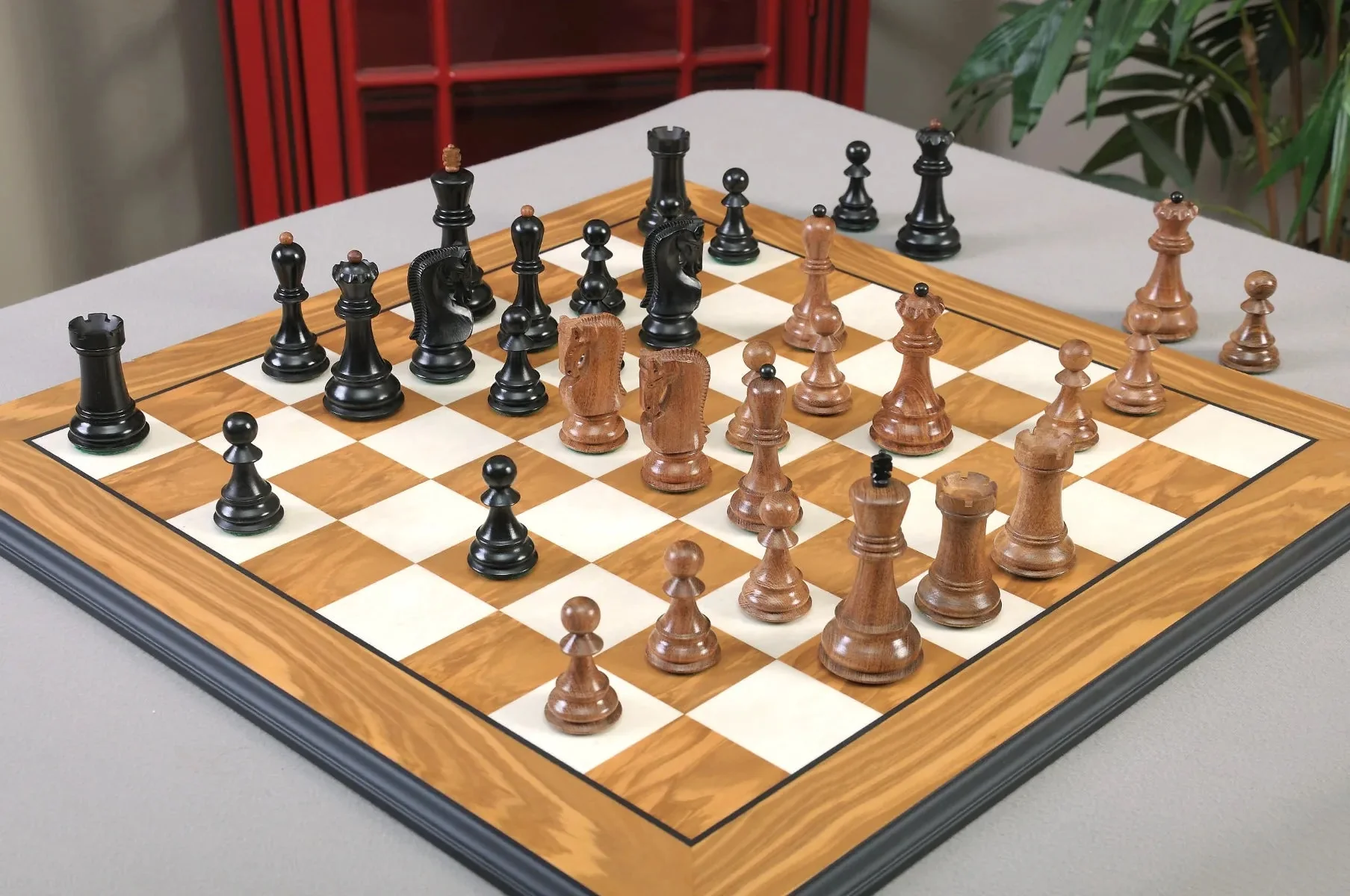 CLEARANCE - The Zagreb Elite Series Chess Pieces - 3.875" King - Image 12