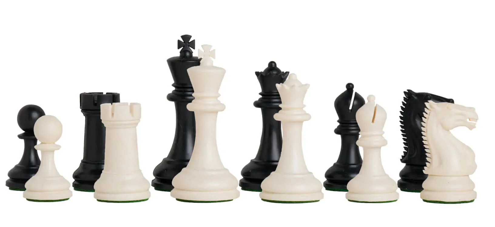 The Zurich Series Plastic Chess Pieces - 3.875" King - Image 3