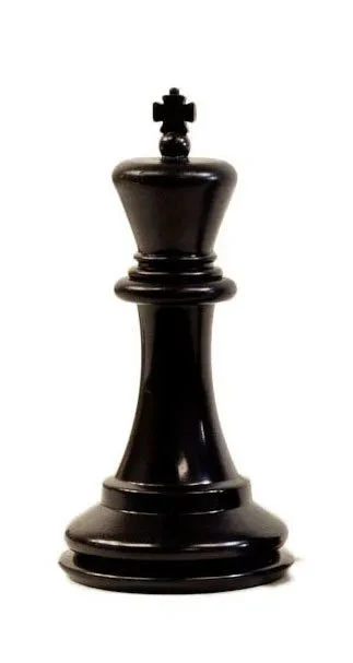 Traditional Staunton Pieces - Black King