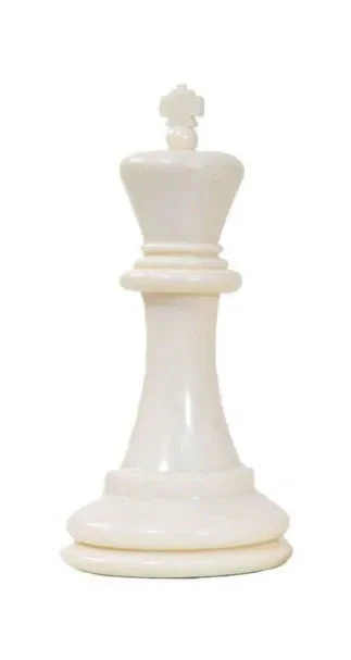 Traditional Staunton Pieces - Ivory King