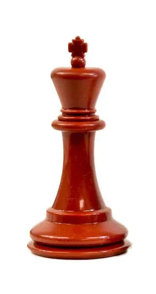 Traditional Staunton Pieces - Red King