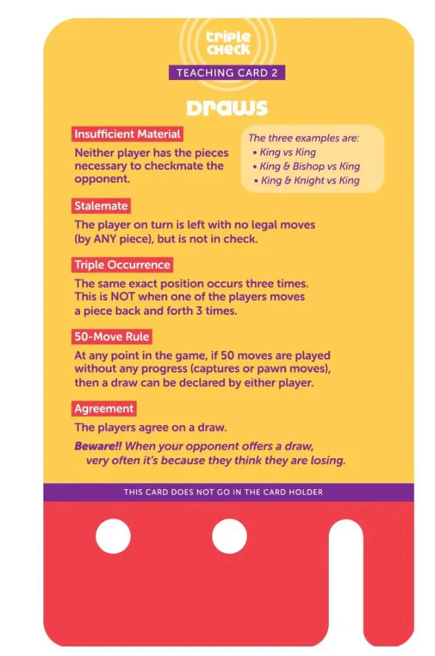 Triple Check Defense & Draws Deck (Cards Only) - Image 4