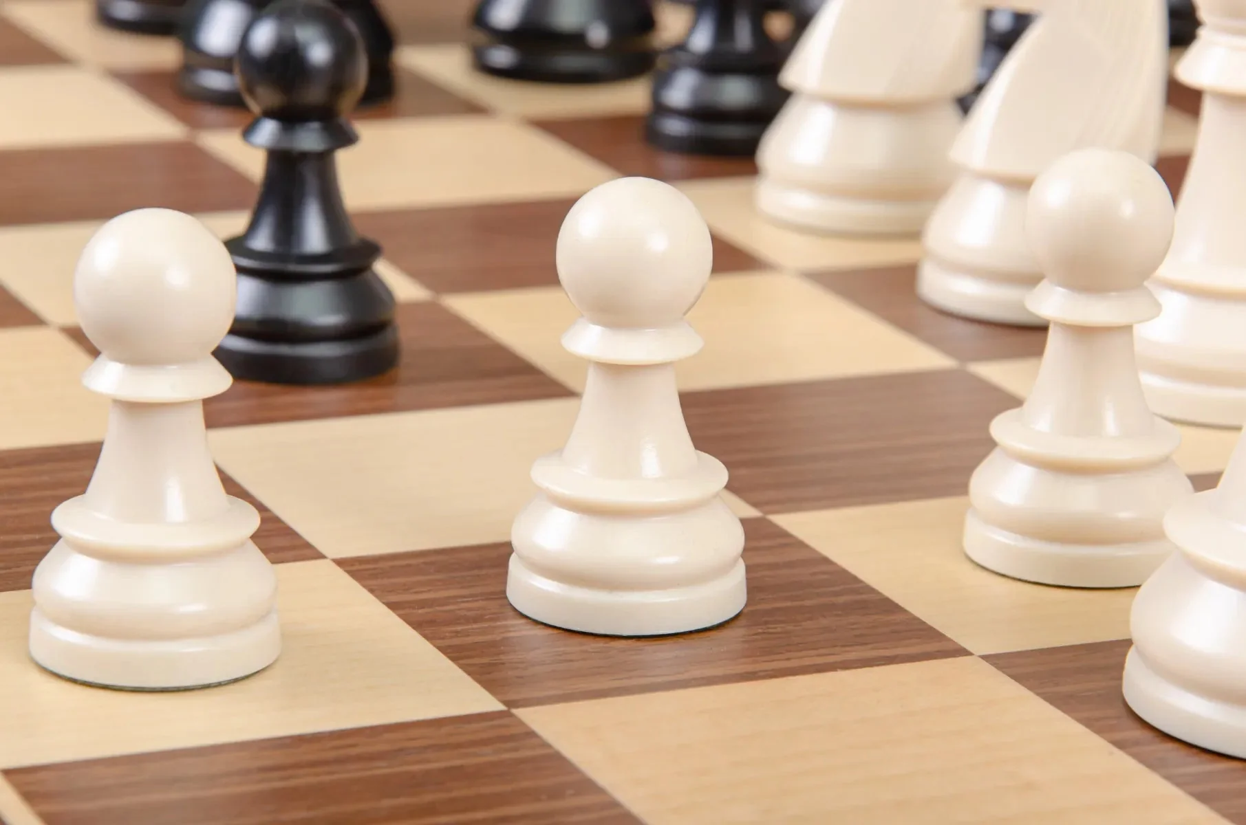 The German Series Triple Weighted Regulation Plastic Chess Pieces - 3.75" King - Image 13