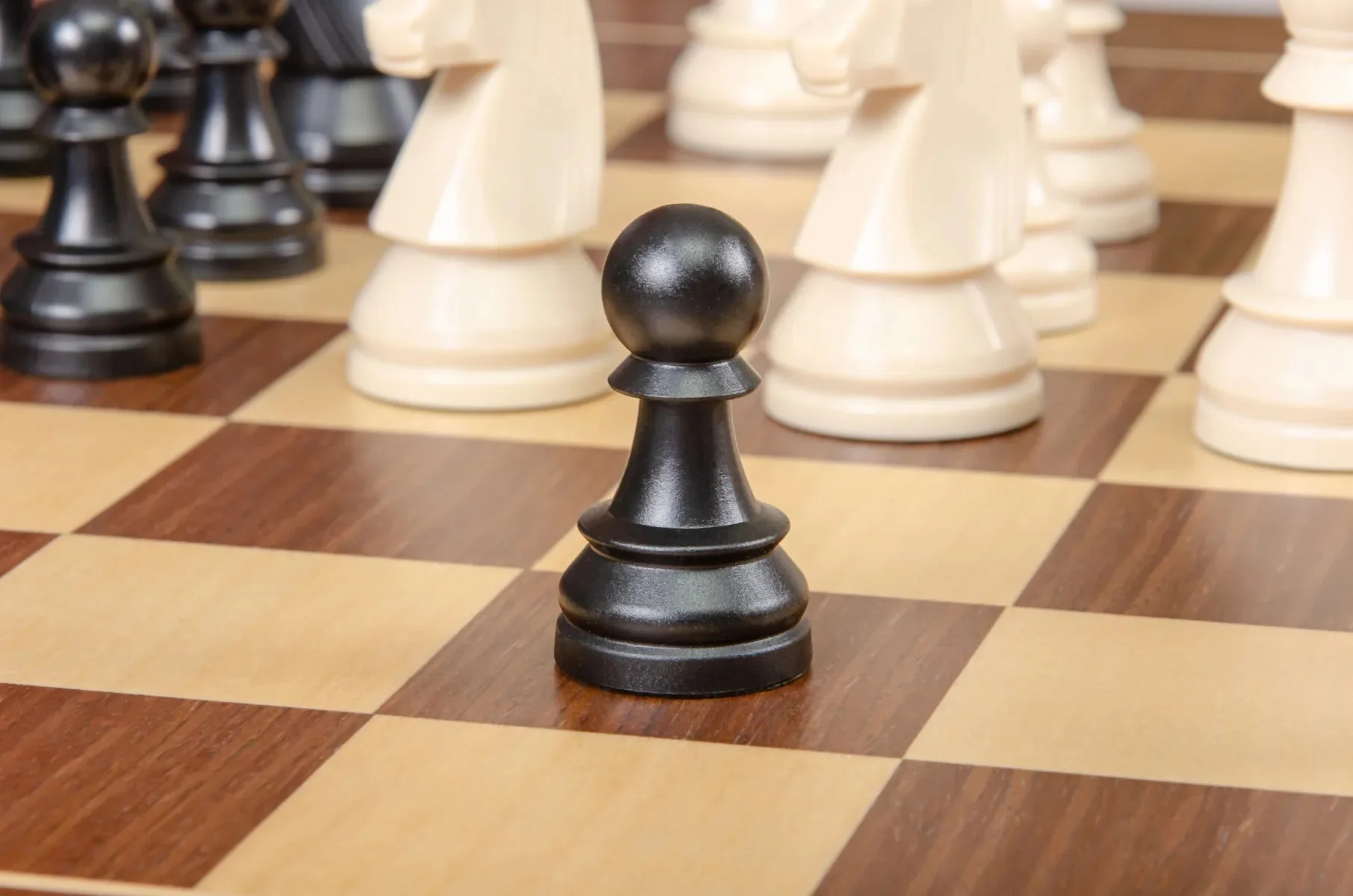 The German Series Triple Weighted Regulation Plastic Chess Pieces - 3.75" King - Image 14
