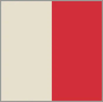 CLEARANCE - Red/Ivory - Image 2
