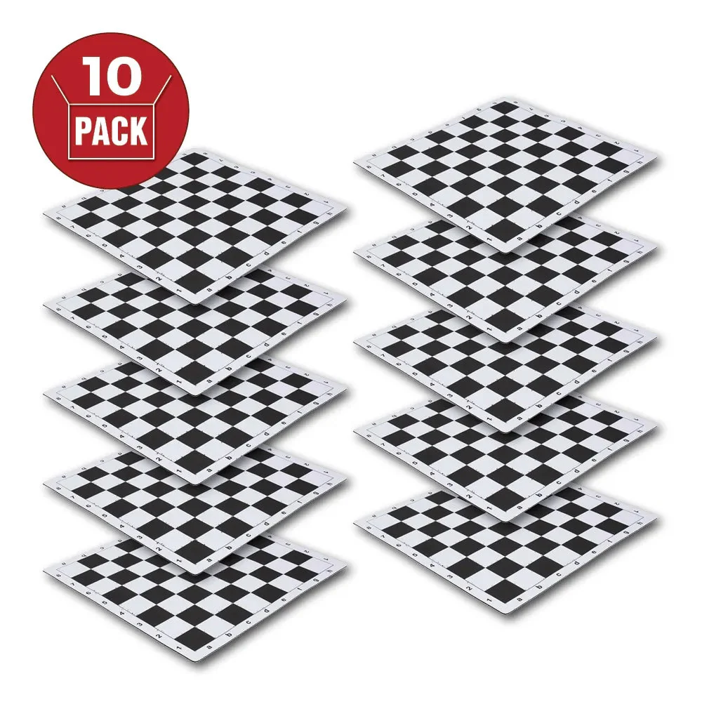 US Chess Federation's 2.25" - Black Mousepad Chess Board (10 Pack)