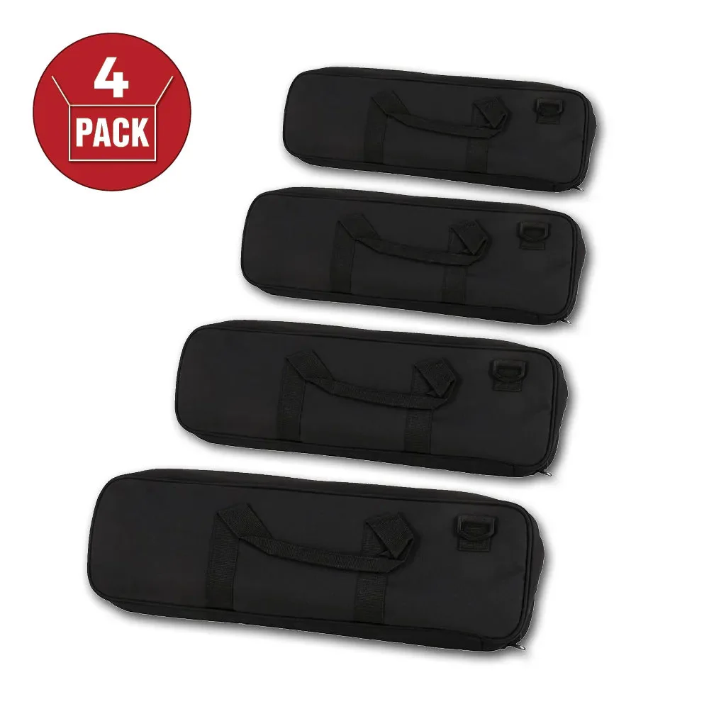 US Chess Federation's Deluxe Chess Bag - Black (4 Pack)