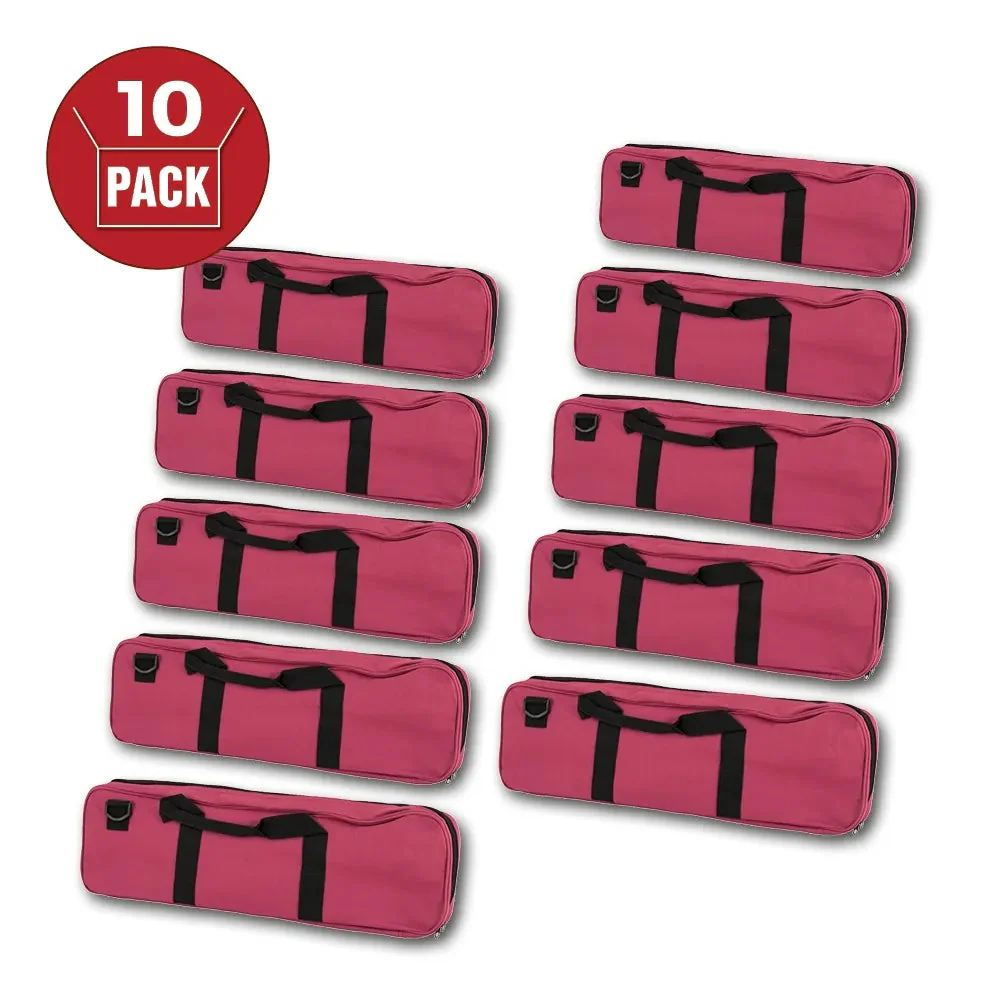 US Chess Federation's Deluxe Chess Bag - Burgundy (10 Pack)