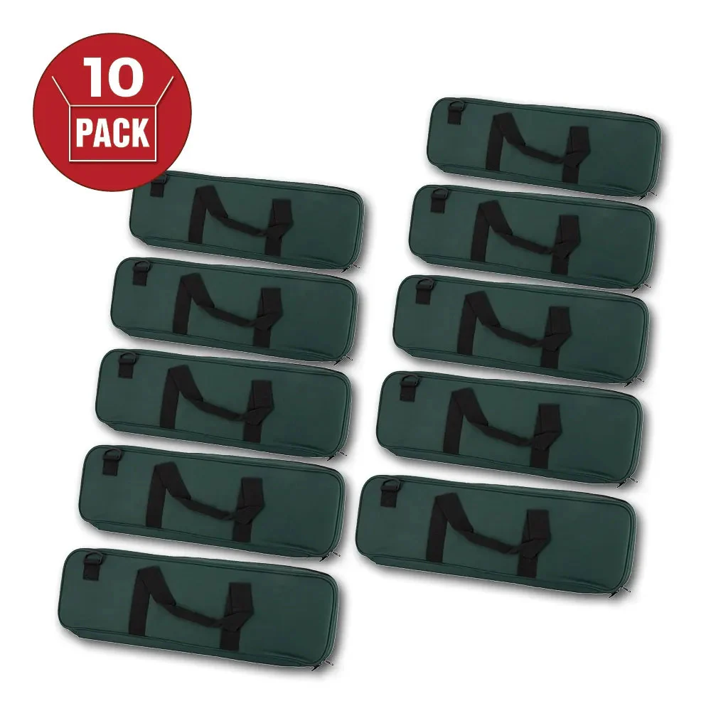 US Chess Federation's Deluxe Chess Bag - Forest Green (10 Pack)