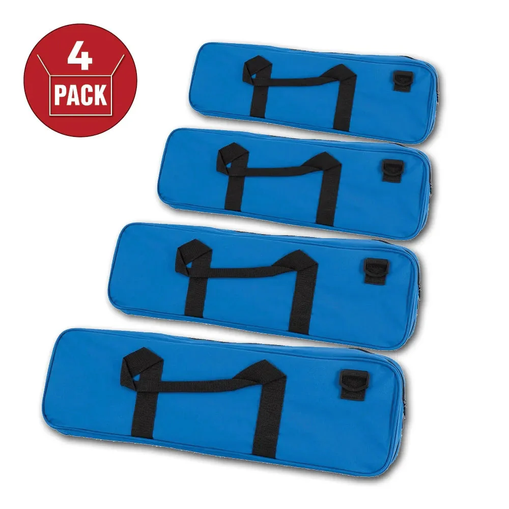 US Chess Federation's Deluxe Chess Bag - Royal Blue (4 Pack)