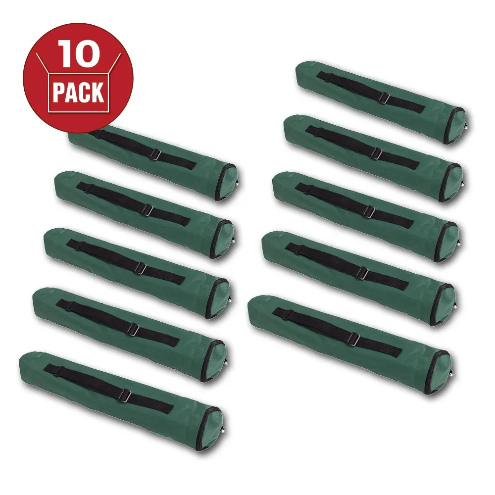 US Chess Federation's Quiver Chess Bag - Forest Green (10 Pack)