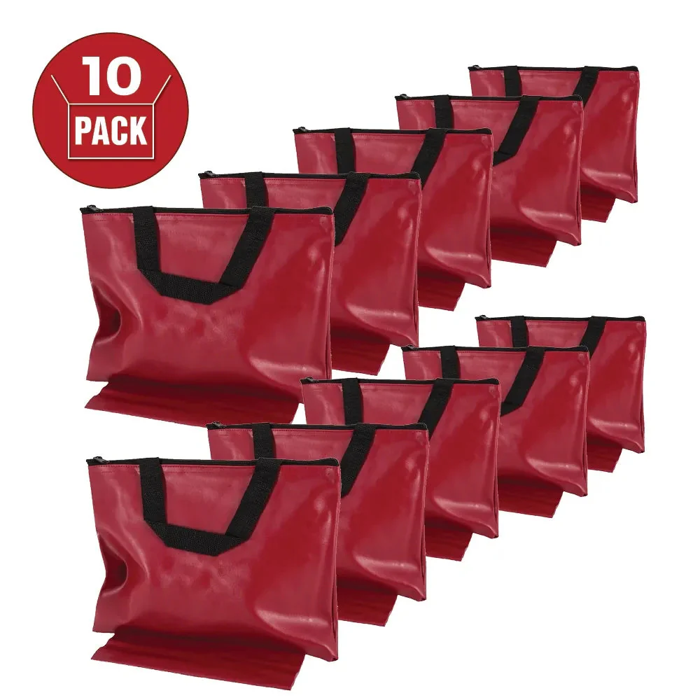 US Chess Federation's Standard Chess Bag - Red (10 Pack)