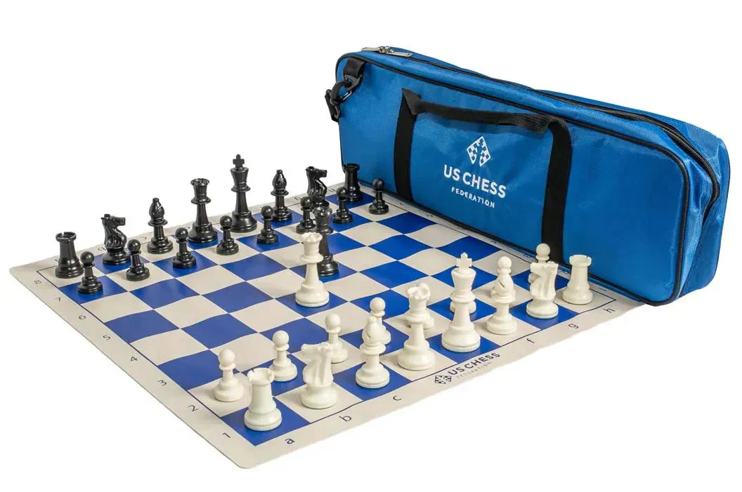 US Chess Supreme Tournament Chess Set Combination - TRIPLE WEIGHTED - Image 2