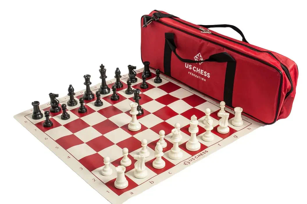 US Chess Supreme Tournament Chess Set Combination - SINGLE WEIGHTED - Image 8