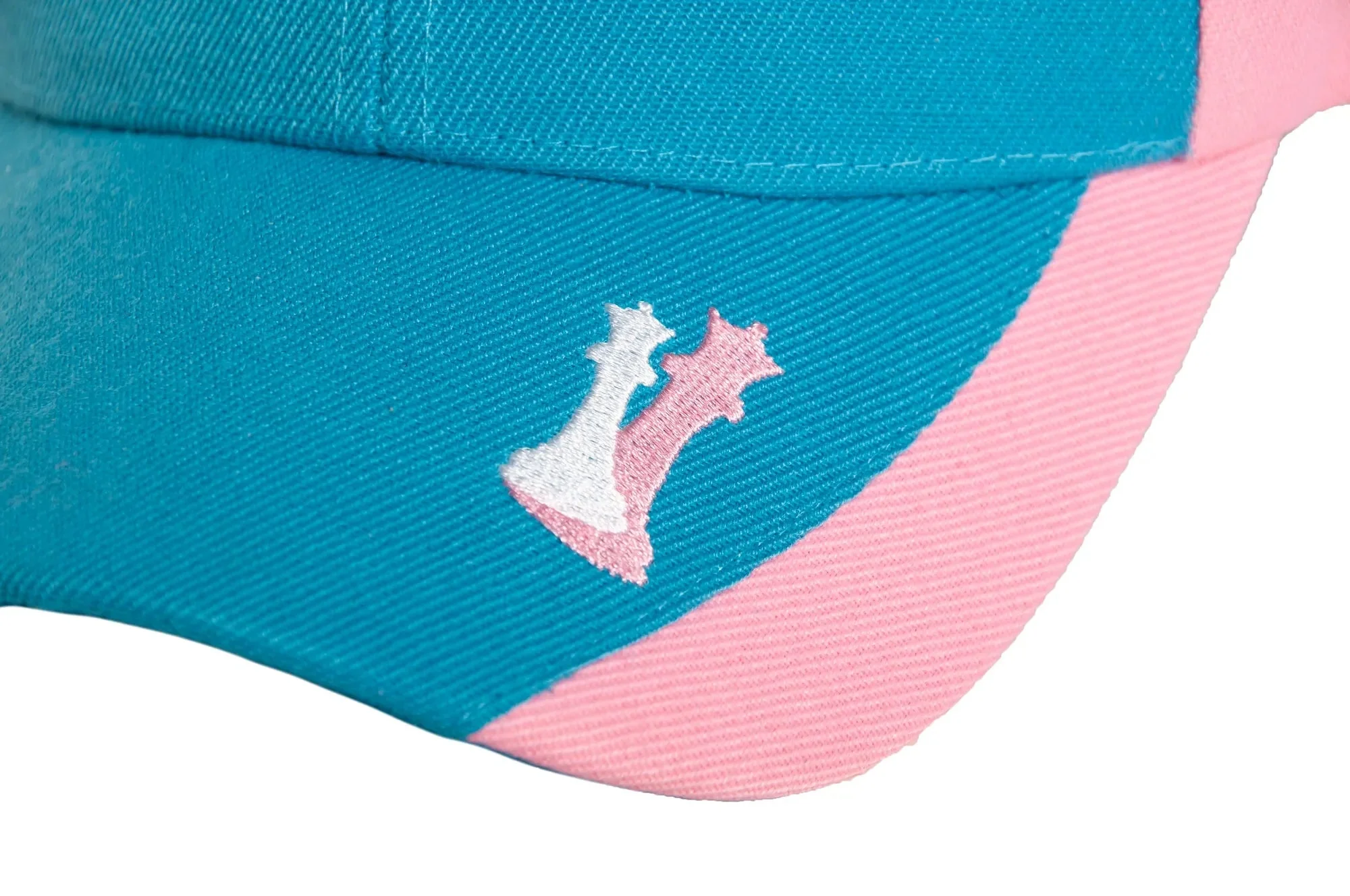 US Chess Women Baseball Hat - Blue & Pink - Image 5