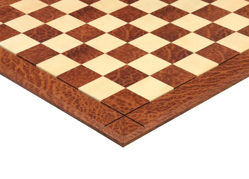 VAVONA Burl & Maple Reproduction of the Drueke Chess Board - 2.5" SQUARES - Image 5
