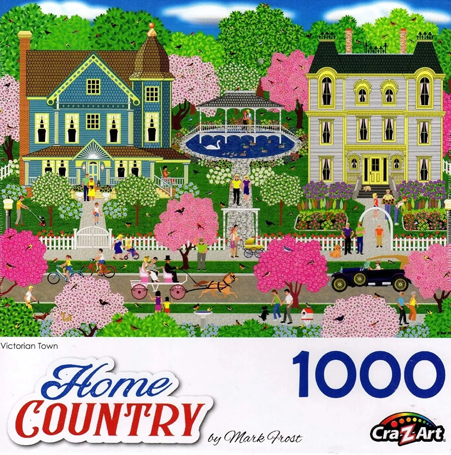 Victorian Town 1000 Piece Collector Puzzle by Artist: Mark Frost