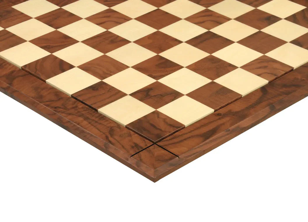 Walnut Burl & Maple Reproduction of the Drueke Chess Board - 2.5" SQUARES - Image 5