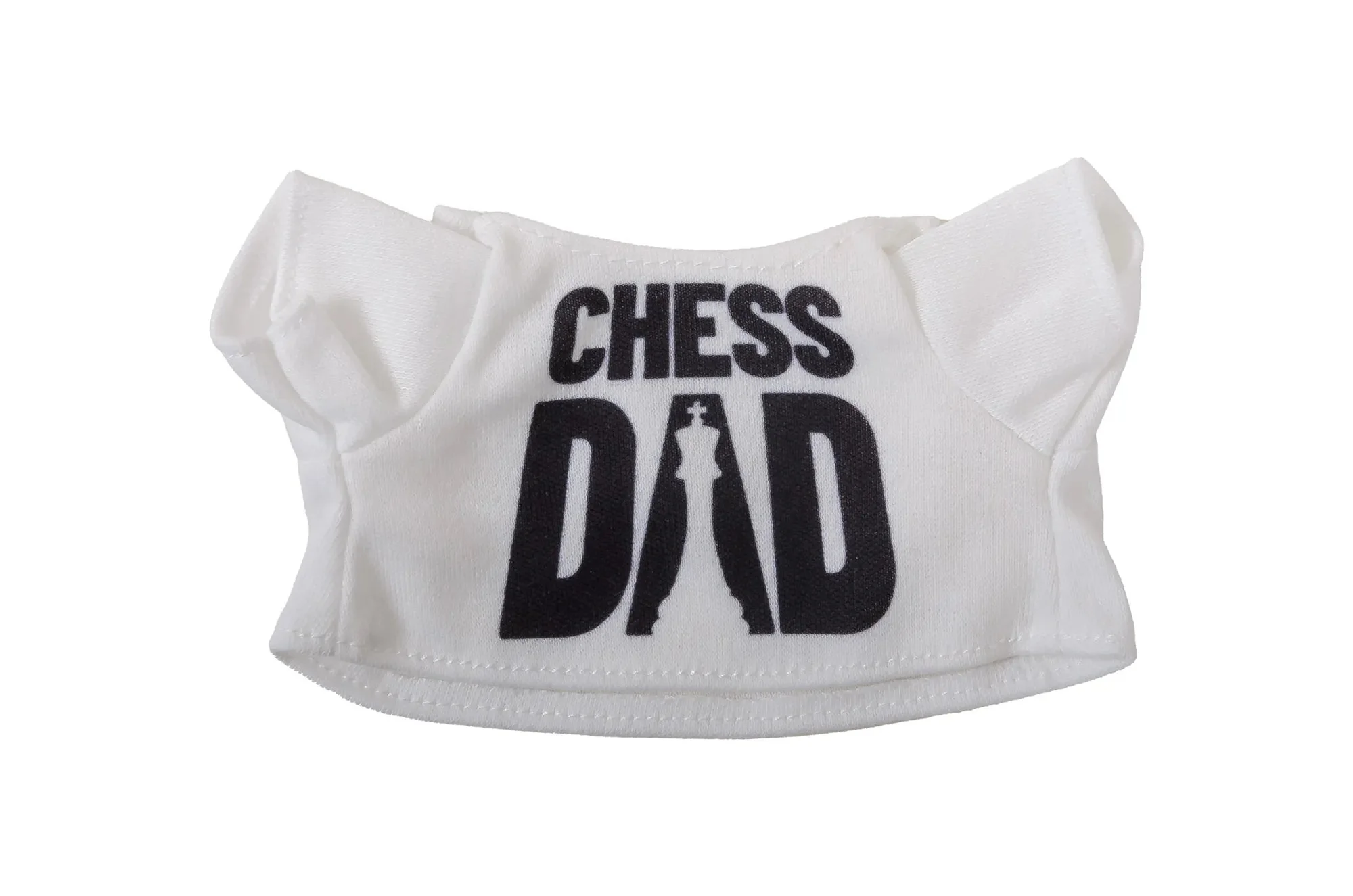 WHITE - Chess Dad Silhouette