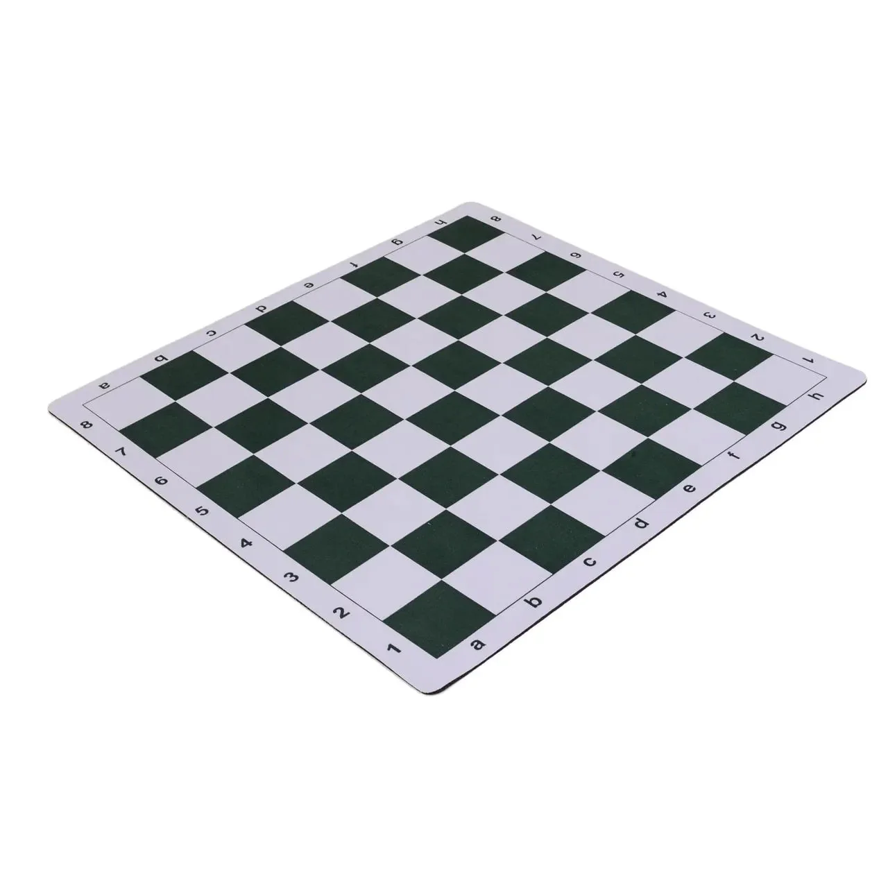 Wholesale Chess 20" Tournament Mousepad Style Roll-Up Chess Board - Green