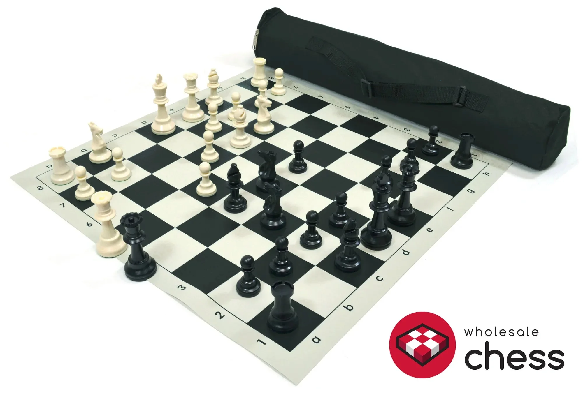 Wholesale Chess Triple Weighted Archer Chess Set Combo - Black - Image 5