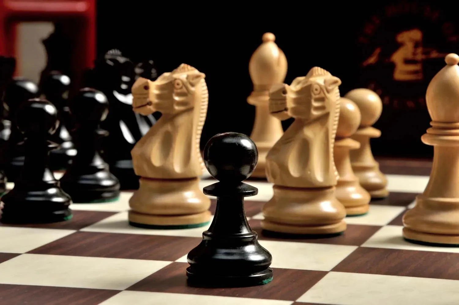 The Wild Knight Series Chess Set, Box, & Board Combination - Image 9