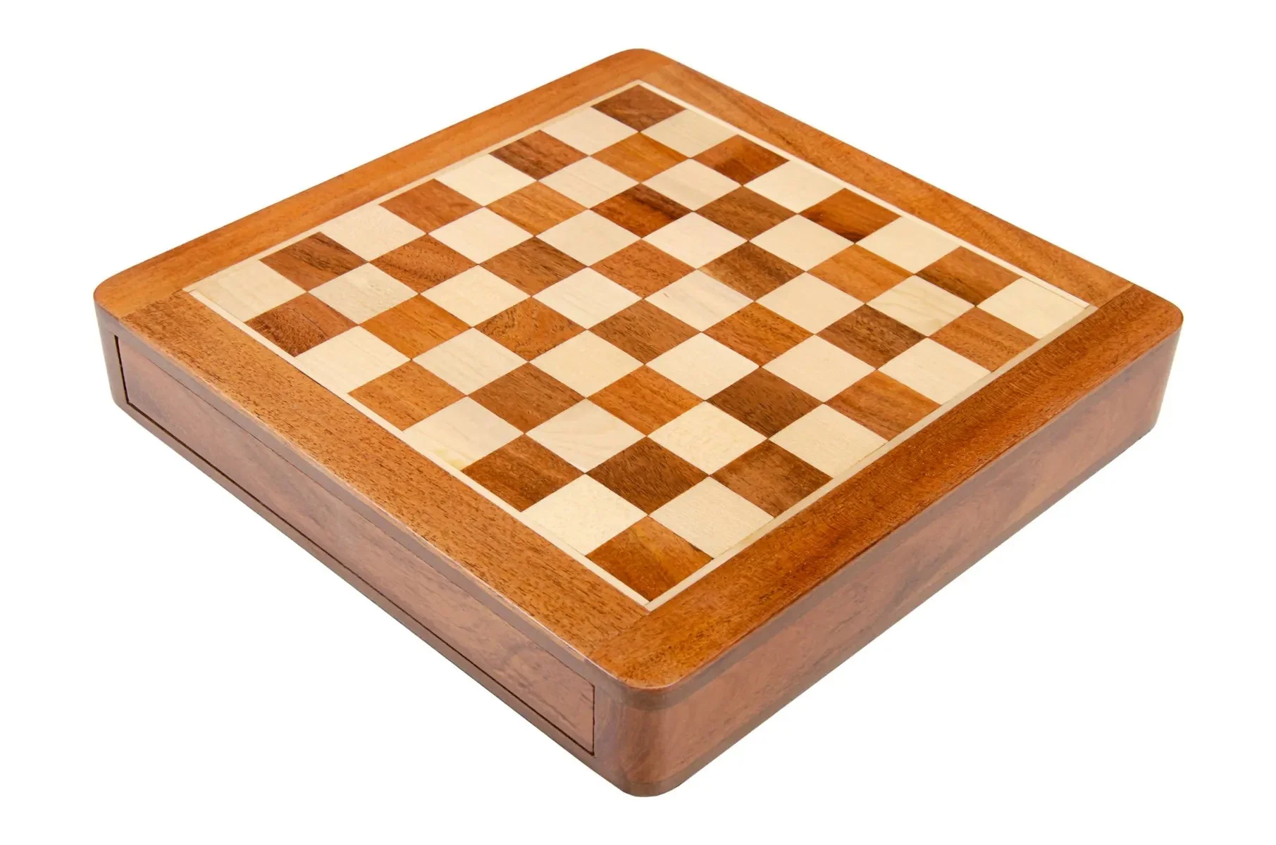 WOODEN MAGNETIC Travel Chess Set - 10" Square - Image 2