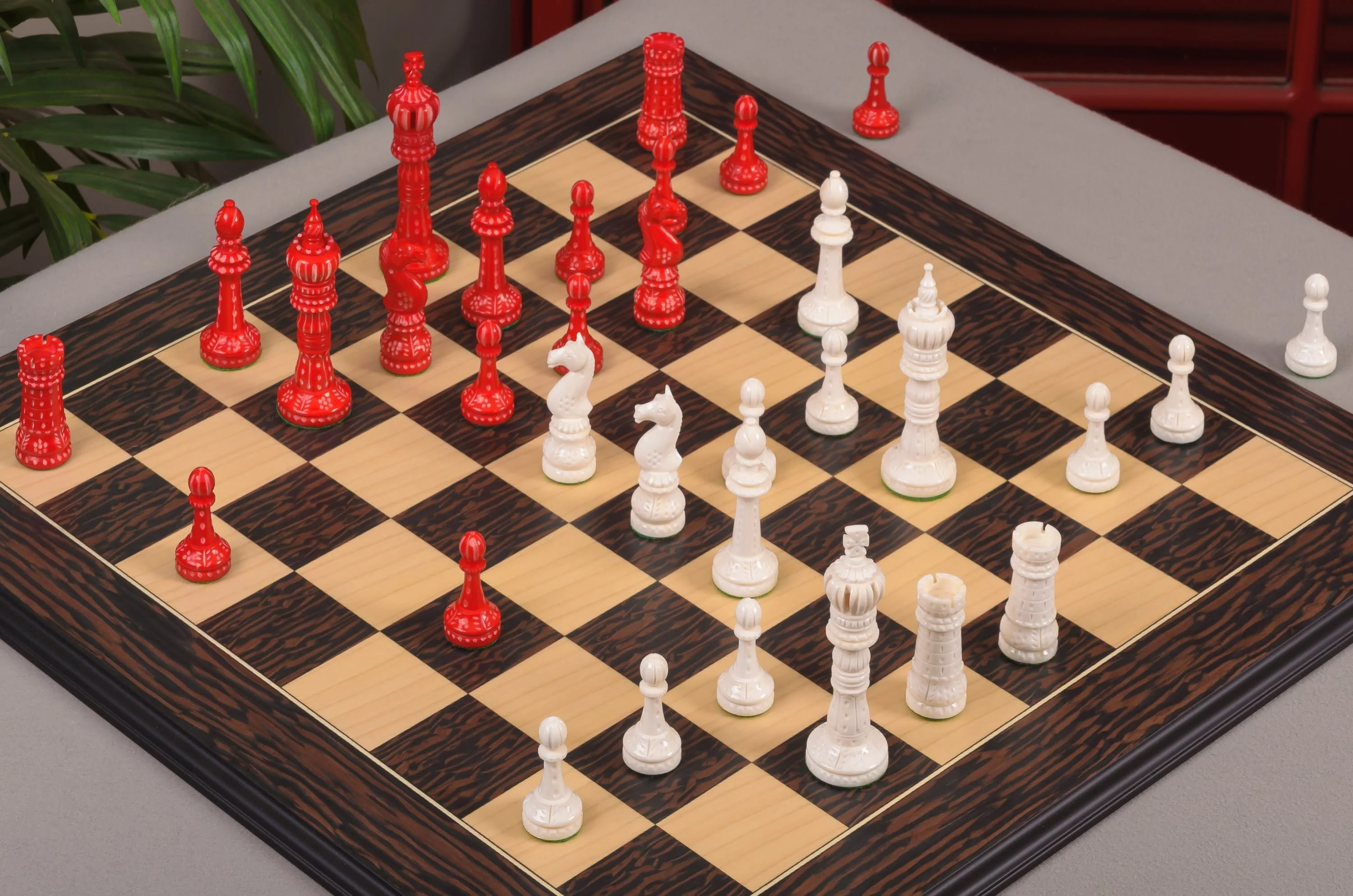 The Worthington Luxury Bone Chess Pieces - 4.0" King - Image 6